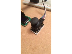 soporte de joystick la electrónica 3d print model - Mito3D