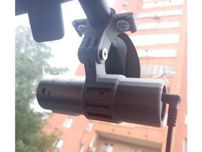 blackvue dash auto fotocamera dr400g gopro specchio retrovisore monte automotive dashcam mount mitsubishi 3d print model - Mito3D