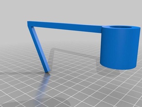o2 hortum tutucu koltuk bardak tutacağı kaplar özelleştirilmiş 3d print model - Mito3D
