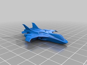xcom enemy unknown sein de raven classiques l'intercepteur des véhicules en avion chasse scifi vaisseau spatial 3d print model - Mito3D