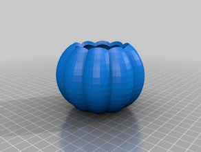 my customized spooky halloween jack-o-lantern pumpkin sculptures 3d print model - Mito3D