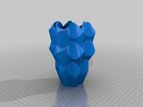 struttura organica vaso arredamento krisp3d organico il 3d print model - Mito3D