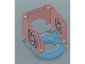 anycubic i3 mega cobertura da ventoinha Impressora 3d de peças 3d print model - Mito3D