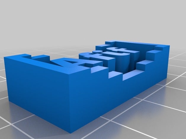 afif lernen kundengebundene 3D print model - Mito3D