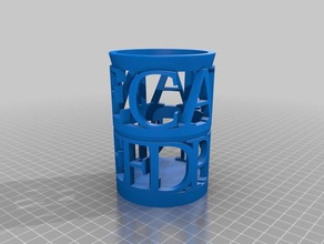 my customized penholder your name model furniture 3d print model - Mito3D