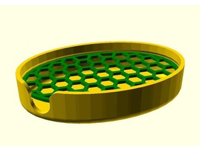 soap holder - parametric bathroom openscad box tray 3d print model - Mito3D