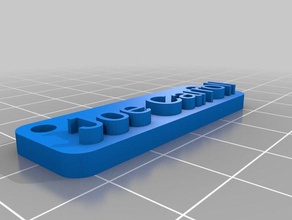 joe carroll nome del tag segni e loghi su misura 3d print model - Mito3D