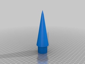 modulare zucchero rocket 20 kno3 modello di razzo a 3d print model - Mito3D