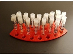 1ml perfume sample vial stand organization cologne 3d print model - Mito3D