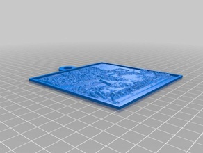 meine angepasste lithopane 2d-Kunst kundengebundene 3d print model - Mito3D