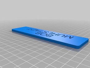 il mio personalizzato distintivo su misura 3d print model - Mito3D