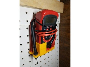 multimeter pegboard holder organization craftsman probe organizer peg board tool tools 3d print model - Mito3D