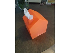 house chimney tissue box decor 3d print model - Mito3D