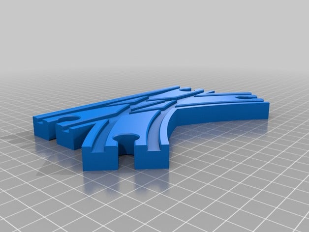 brio compatible con doble interruptor juegos y juguetes de la curva en línea recta el 3D print model - Mito3D