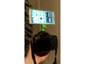 filmati e foto aggiornati la fotocamera film reflex supporto smartphone 3d print model - Mito3D