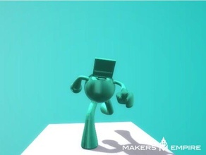 le robot art 3d print model - Mito3D