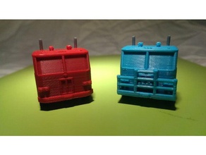 generic flat-nosed truck vehicles matchbox toy 3d print model - Mito3D