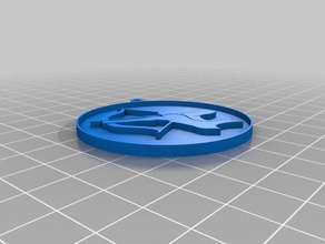 archer Anahtarlık okçuluk 3d print model - Mito3D