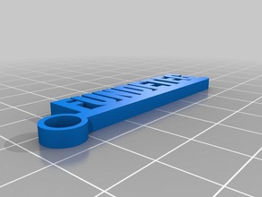 chaveiro fundetec keychains customized 3d print model - Mito3D