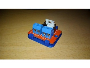 Halterung irf520 mosfet-Treiber-Modul - Elektronik Modul mosfet-Treiber relais 3d print model - Mito3D