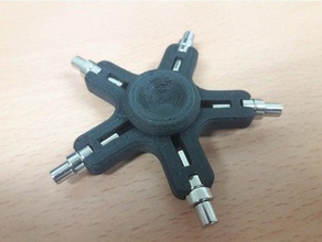 fenta - mini fidget spinner r188 size mechanical toys 3d printing fidgetspinner cap toy magnet penta pentagon bearing 3d print model - Mito3D
