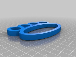 brass knuckles 1 3d printing 3d print model - Mito3D