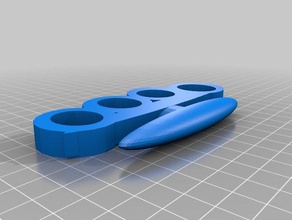 brass knuckles 2 3d printing 3d print model - Mito3D