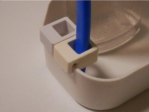 toothbrush holder tray v2 household minimal 3d print model - Mito3D