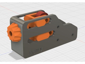 y belt tensioner tight 3d printer parts tevo tarantula axis mod 3d print model - Mito3D