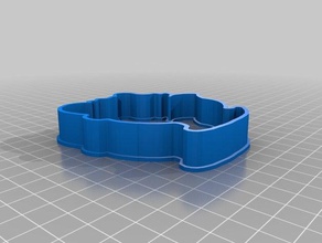 mrs potts cortador de cookie A impressão 3d 3d print model - Mito3D