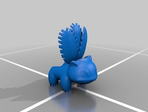 ivysaur cadeira esculturas 3d print model - Mito3D