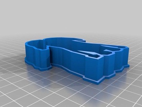 mal súbdito del cortador de la galleta La impresión en 3d 3d print model - Mito3D