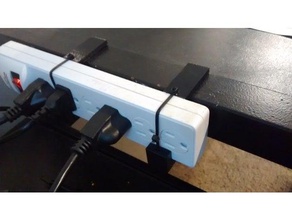 bande de puissance desk mount bureau 3d print model - Mito3D