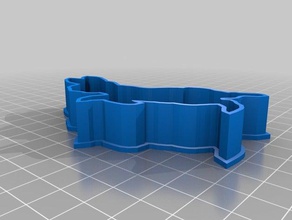 p conejo cortador de galletas La impresión en 3d 3d print model - Mito3D