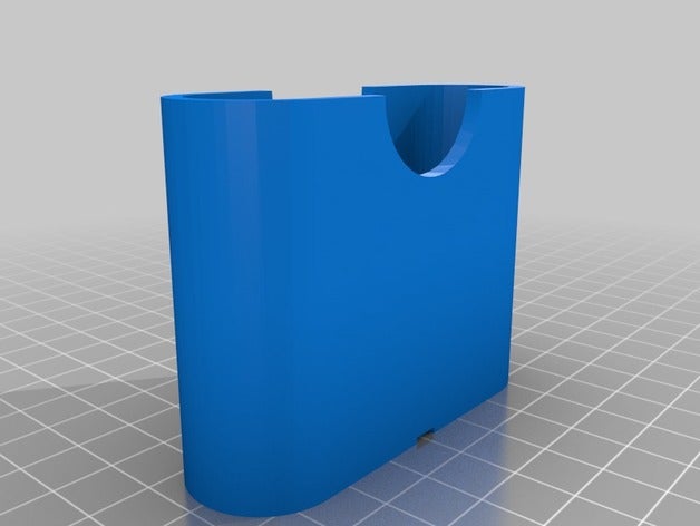 bateria aa titular entalhe faixa de borracha porta-ferramentas & caixas suporte da 3D print model - Mito3D