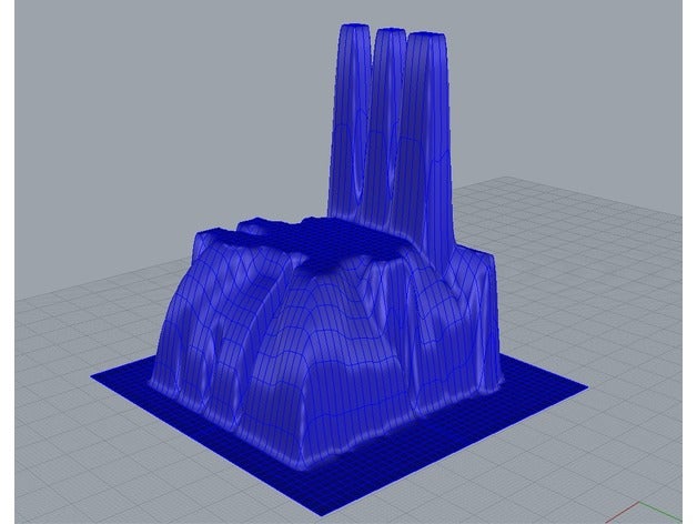 chair pt 2 sculptures art 297 3D print model - Mito3D