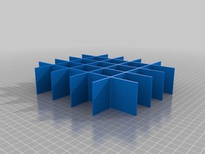mini Schubladeneinteilungen 13 - Organisation bisley kundengebundene Schubladen Schublade Fächer organizer 3d print model - Mito3D