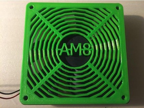 am8 120mm fan kapağı 3d yazıcı aksesuarları 3d print model - Mito3D