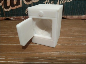 mini-Wäschetrockner Spielzeug & game Zubehör Kleidung ein Wäschetrockner Haushalt der Miniatur - Waschmaschine 3d print model - Mito3D