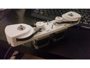 nema 17 de la ceinture réduction pairable robotique 3d print model - Mito3D