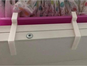 baby changing table extension bathroom 3d print model - Mito3D