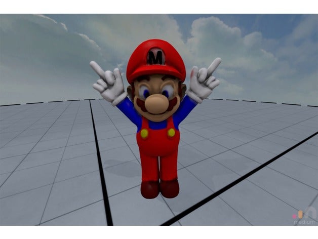 mario jogos nintendo 3D print model - Mito3D