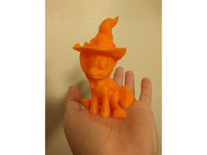 halloween pegasus creatures easy print decoration mylittlepony my little pony unicorn 3d print model - Mito3D