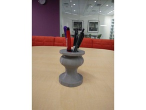 granite bowl household google sketchup pen pencil cup thingiverse tinkercad 3d print model - Mito3D