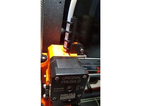filament tüp kılavuzu prusa i3 mkd 3d yazıcı aksesuarları rehberi teflon 3d print model - Mito3D