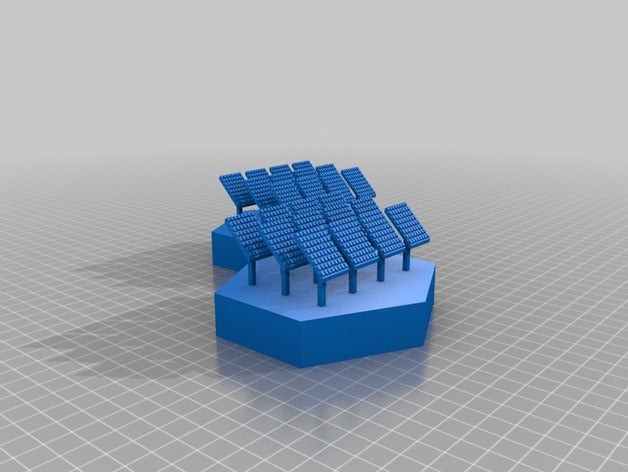 panel solar La impresión en 3d 3D print model - Mito3D