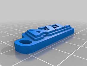 azz2 chaveiros personalizado 3d print model - Mito3D