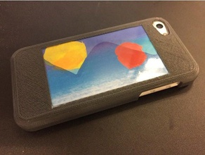 iphone5c-badge-Karten-Fördermaschinen-Tasche Handy iphone 5 iphone5c iphone5ccase snap-on 3d print model - Mito3D