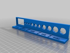 hobby syringe holder tool holders & boxes 3d print model - Mito3D