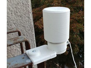 netatmo external unit mount outdoor & garden humidity senzor temperature 3d print model - Mito3D